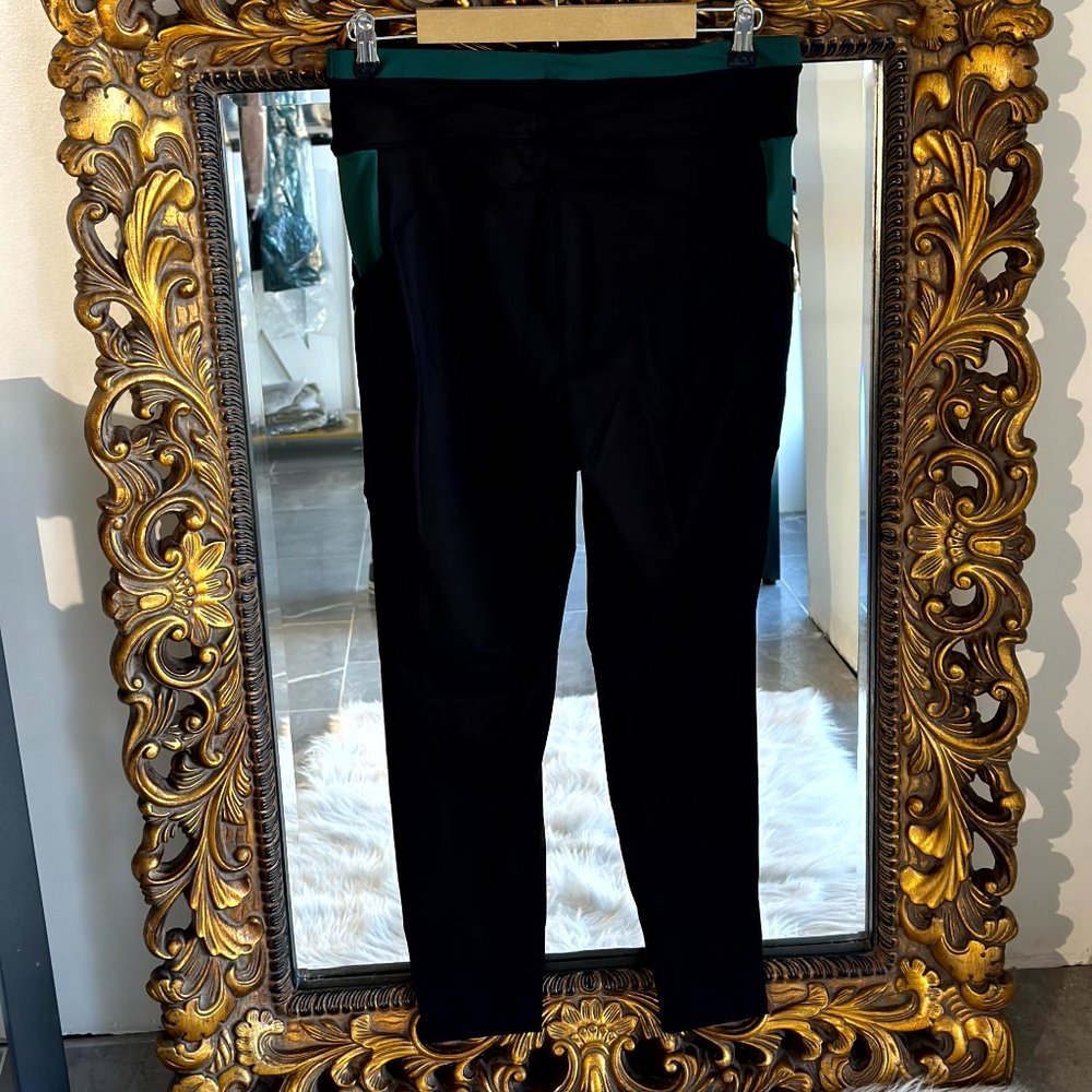 POP Fit clothing leggings Plus Size black & green 2XL
